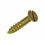 HOUTSCHROEF VERZONKEN KOP MESSING 14ST 3,0 X 16 MM