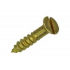HOUTSCHROEF VERZONKEN KOP MESSING 14ST 3,0 X 16 MM