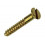 HOUTSCHROEF VERZONKEN KOP MESSING 12ST 3,0 X 20 MM