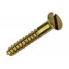 HOUTSCHROEF VERZONKEN KOP MESSING 12ST 3,0 X 20 MM