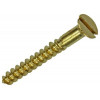 HOUTSCHROEF VERZONKEN KOP MESSING 11ST 3,0 X 25 MM