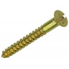 HOUTSCHROEF VERZONKEN KOP MESSING 9 ST 3,5 X 30 MM