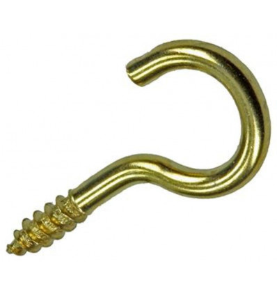 SCHROEFHAAK MESSING 7 ST 2,5 X 12MM