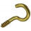 SCHROEFHAAK MESSING 4 ST 3,0 X 16MM