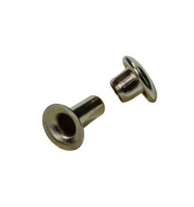 KLINKNAGEL MESSING VERNIKKELD 12 ST 2,7 X 6,5MM