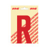 plakletter nobel 120mm rood r