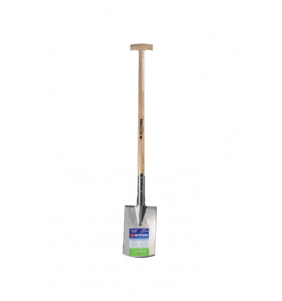 tuinspade gebogen t steel 285x180