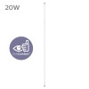 LED T8 1500mm 20W G13 WH 1CT/4 æ