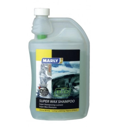 marly super nano wax shampoo 1l
