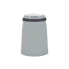 mammouth grijs afvalzakhouder 70l rond