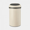 touch bin afvalemmer 60l soft beige