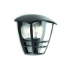 creek wand lantaarn zwart 1x60w