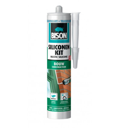 bison siliconenkit bouw transparant 300m