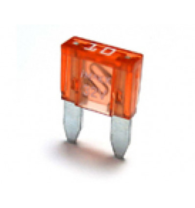 Mini-bladzekering 10A 5st/bl
