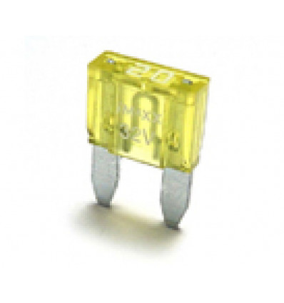 Mini-bladzekering 20A 5st/bl