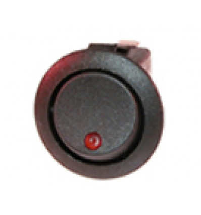 Schakel.mini rond LED rood/bl.