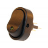 schakelaar ovaal led amber