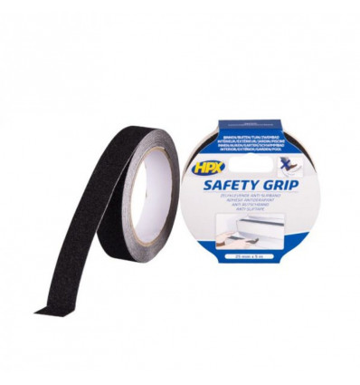 saf.grip zwart 25mmx5m