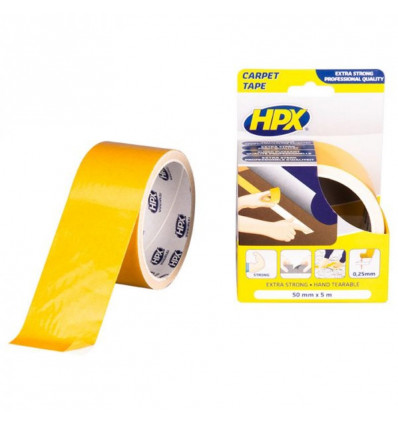 dubbelzij tapijttape 50mmx5m