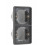 761-74000 inb.kader 2v zwart vertic