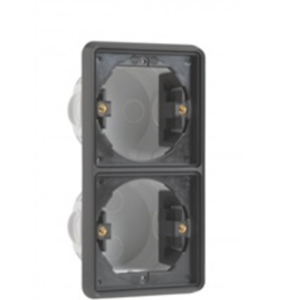 761-74000 inb.kader 2v zwart vertic