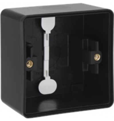 niko 761-83101 opbouwdoos zwart