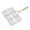 Barbecook hamburgergrill uit chroom en h