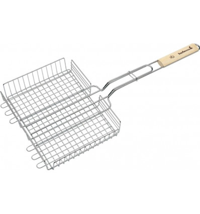 Barbecook dubbel rooster uit chroom en h