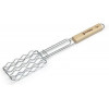 Barbecook worstenklem uit chroom en rubb