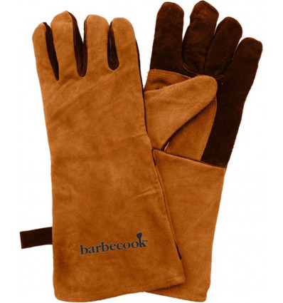 set van 2 zachtlederen handschoenen