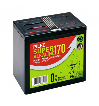 batterij super alkaline 9v 170ah