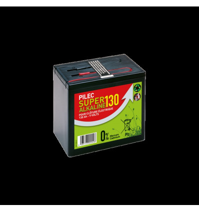 batterij super alkaline 9v 130ah