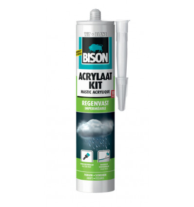 acrylaatkit regenvast wit crt 310ml