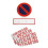 sticker verboden parkeren 3