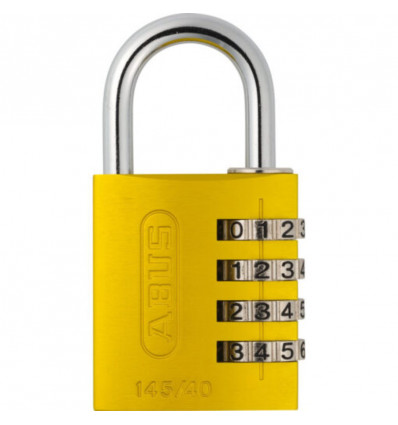 hangslot m/cijfer 145/40 geel