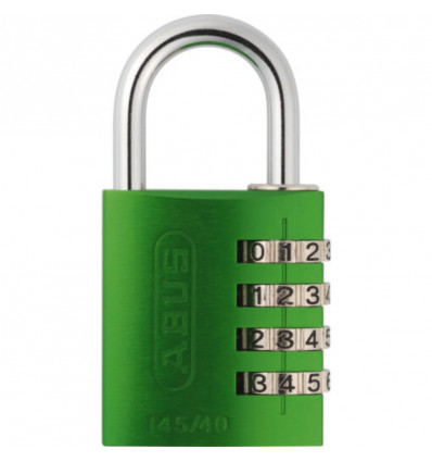 hangslot m/cijfer 145/40 groen