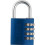 aluminium cijferhangslot blauw