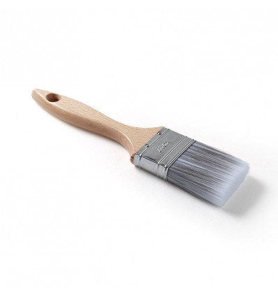 pinceau plat acryl manche bois
