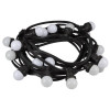 led party light chain 10 e27 sockets 5m
