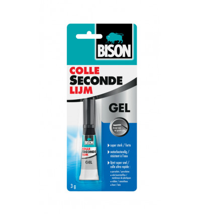 bison secondelijm gel 3gr
