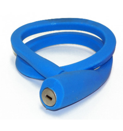 slot memory blauw 12x600mm met sleutel