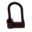 u slot 134x212 mm zwart